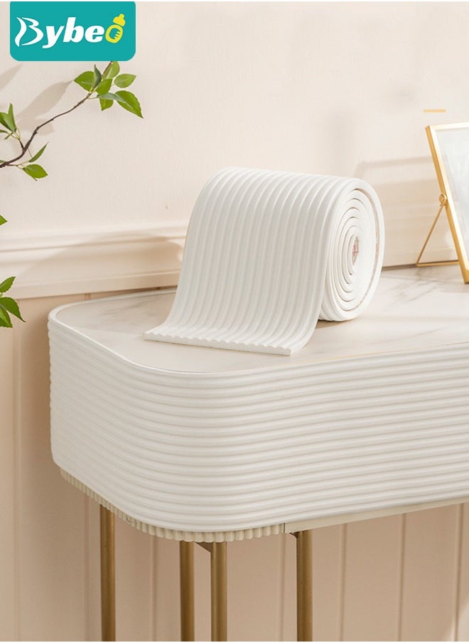 Bybeo - Baby Proofing Edge and Corner Guard Protector Set For Furniture or Tables 4m Edges & 4 Foam Corners - Image 1