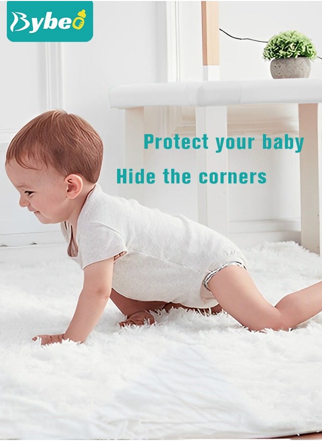 Bybeo - Baby Proofing Edge and Corner Guard Protector Set For Furniture or Tables 4m Edges & 4 Foam Corners - Image 1