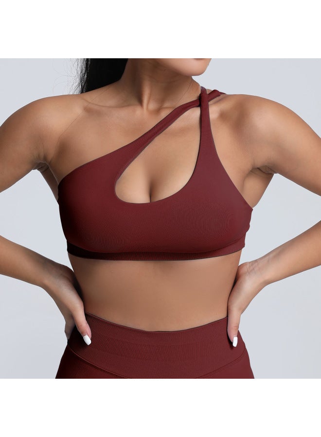 Seamless Dried Nylon Sports Bra High Elastic Quick-drying Sports Underwear Shoulder Backless Yoga Bra For Women