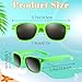 ASTARON Novelty Sunglasses Bulk 6 Pack Novelty Sunglasses Party Favors for Summer Beach Pool Wedding Party Great Gift for Pool Birthday Party Supplies Goody Bag FavorsGreen - Image 4