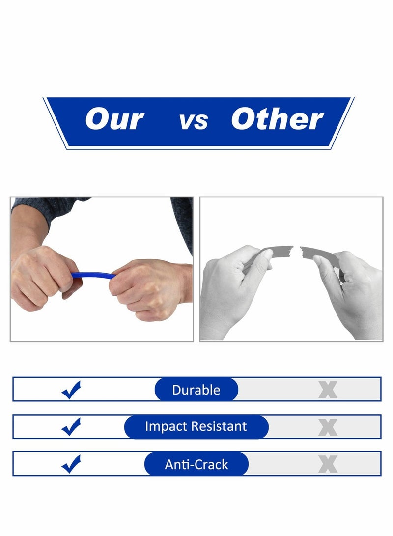 Zikra Car Audio Removal Kit, Auto Clamp Fastener Terminal Removal Kit Plastic Pry Tool Kit for Car Panels/Dashboards/Doors/Audio/Radio/Stereo, 19 Pieces Comes with Storage Bag (Blue) - Image 2