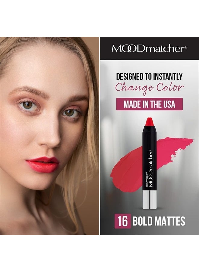 MOODmatcher Twist Stick Original Color-Change Lipstick, Red-12 Hour Long Wear, Waterproof, Ultra Hydrating With Aloe & Vitamin E, Smudgeproof, faderproof & Kissproof (Red)  - Image 4