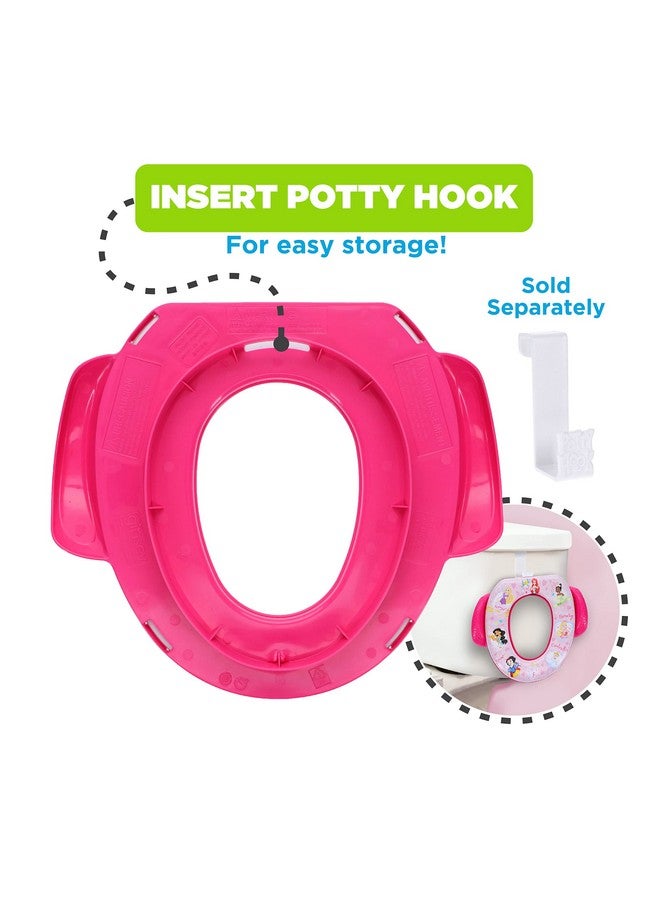 ديزني مقعد تدريب على استخدام المرحاض ناعم من ديزني برنسيس "لوفينج لايف" - وسادة ناعمة، تدريب على استخدام المرحاض، آمن، سهل التنظيف - Image 4