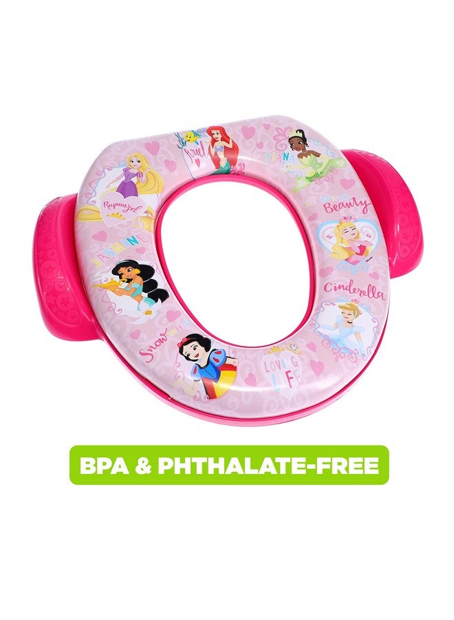 ديزني مقعد تدريب على استخدام المرحاض ناعم من ديزني برنسيس "لوفينج لايف" - وسادة ناعمة، تدريب على استخدام المرحاض، آمن، سهل التنظيف - Image 3