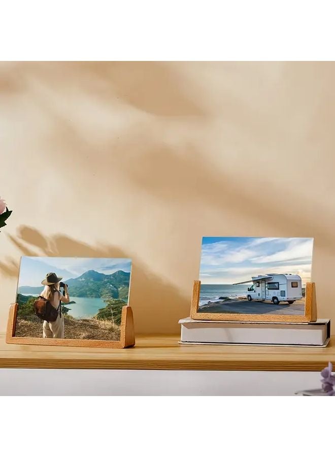 Large Modern Minimalist Acrylic Photo Display Stand For Home Office Wedding Decor - Image 5