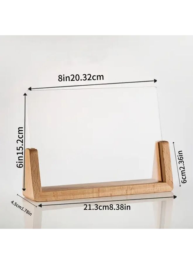 Large Modern Minimalist Acrylic Photo Display Stand For Home Office Wedding Decor - Image 4