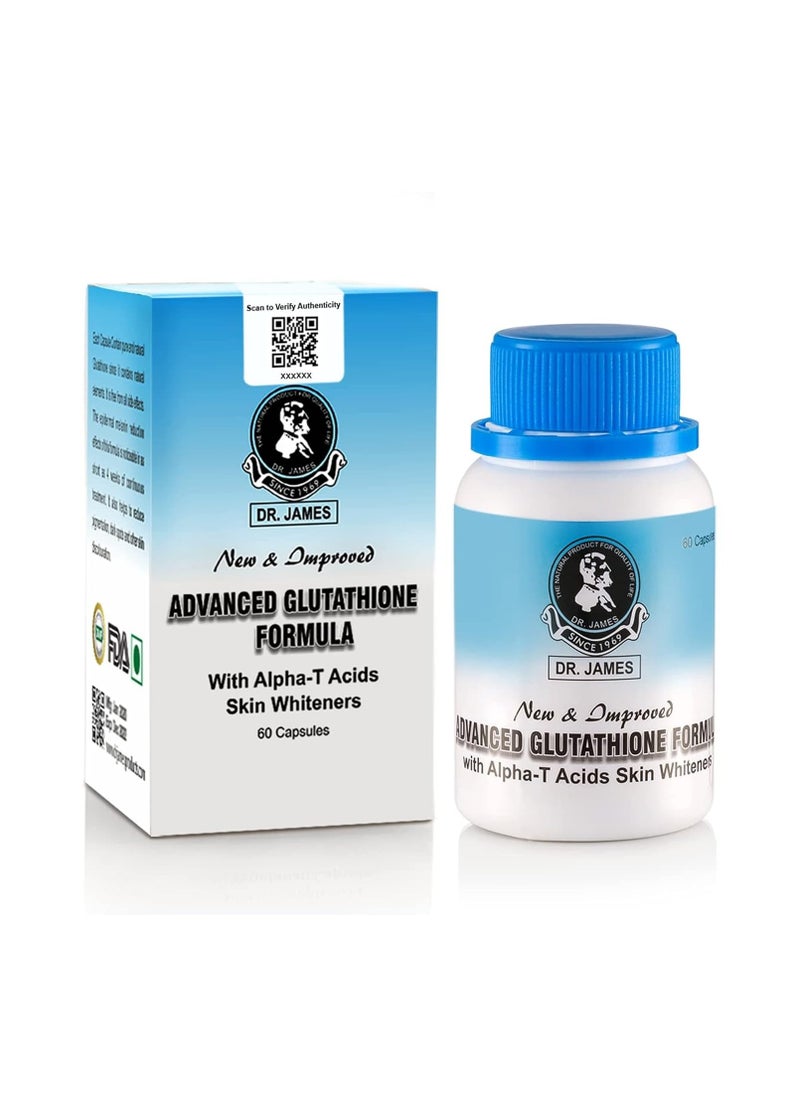 DR. JAMES Achieve Flawless Skin with Dr. James Glutathione Capsules – New & Improved Whitening Formula  - Image 1