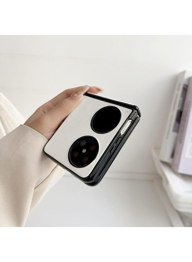 Zaboon Case For Huawei Pocket 2 Integrated Magnetic Axis Solid Color Leather Texture Phone Case - Image 4