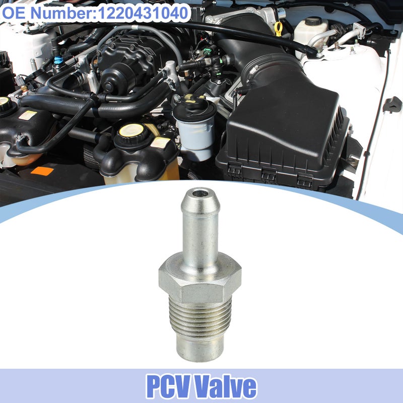 uxcell PCV Valve Exhaust Positive Crankcase Ventilation Valve Fittings for Lexus ES350 35L 20072009 for Toyota RAV4 0609 No1220431040 Silver Tone Metal - Image 4