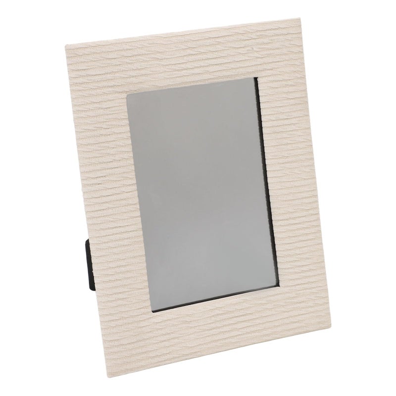 Leather Photo Frame Vintage Retro Style Unique Texture Beige 8 5x4 7x6 5 Inches - Image 3