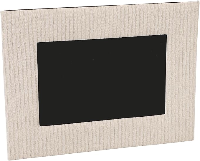 Leather Photo Frame Vintage Retro Style Unique Texture Beige 8 5x4 7x6 5 Inches - Image 1
