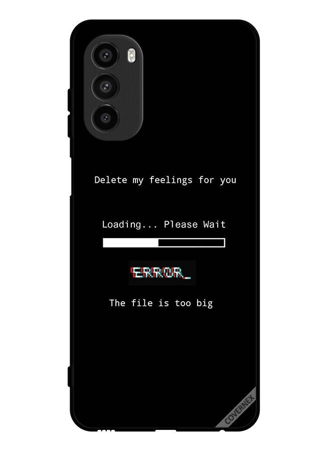 Covernex Protective Case Cover For Motorola Moto G52 Delete My Feelings For You Wallpaper - Image 1