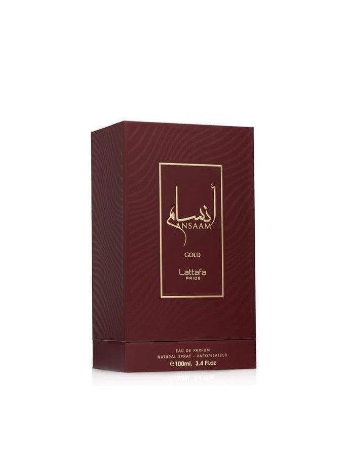 Lattafa - Lattafa PRIDE Ansaam Gold Eau de Parfum - 100ml | A Luxury Fragrance for Men and Women - Image 1