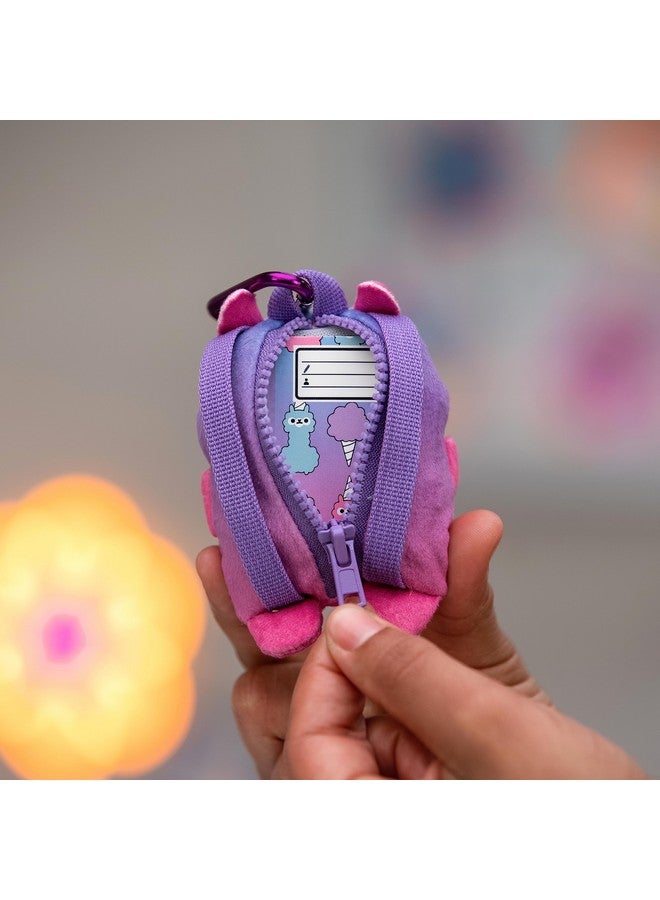 REAL Littles ريال ليتلز - يأتي مع حقيبة ظهر واحدة فقط - حقائب ظهر حيوانات محشوة. حقيبة صغيرة ناعمة ورقيقة مع 4 مفاجآت مكتبية صغيرة تعمل بشكل حقيقي بداخلها! - قد تختلف الأنماط. - Image 5