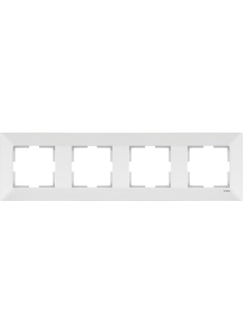 White Quadruple Frame Horizontal