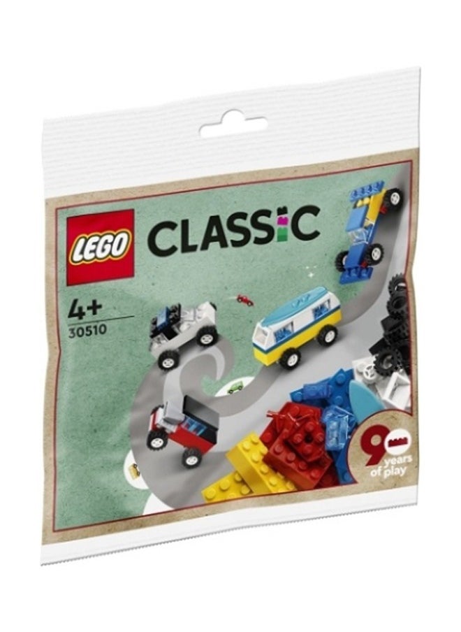 LEGO طقم بناء كلاسيكي مكون من 71 قطعة ل90 عامًا من السيارات 30510  - Image 2