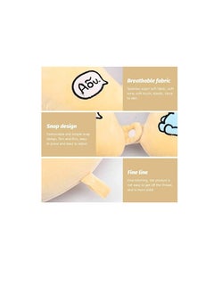 Excefore Travel Pillow, Portable Rest Reading Sleeping Pillow with Sleeping Eye Cover, Suitable for Traveling, Camping, Airplane, Nap (Yellow)  - Image 4