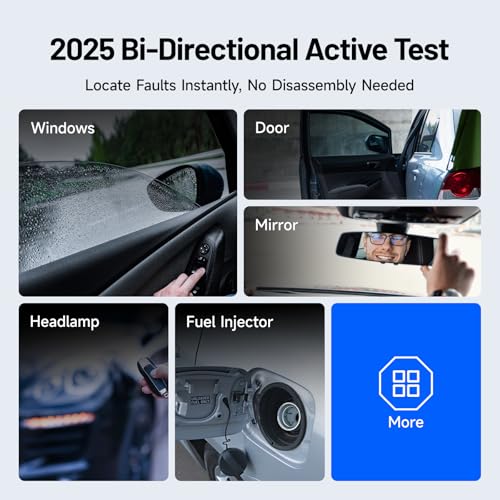 TOPDON AD800BT OBD2 Scanner, 2025 Bidirectional Scan Tool, Function as AD900 Lite AD Pro, All System Automotive Diagnostic Scanner, Active Test, 28+ Reset Service, FCA Autoauth, 2 Years Free Update - Image 2