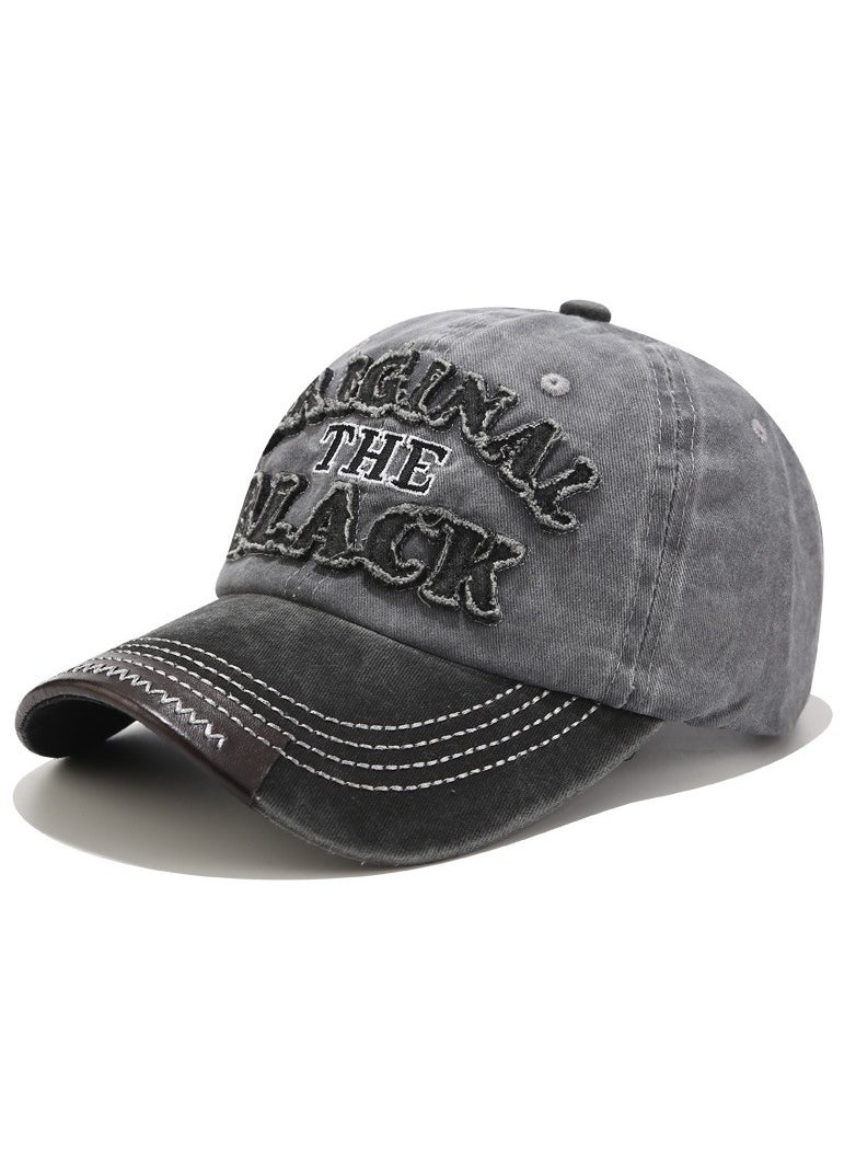 KUYING - New Letter Wash Baseball Hat - Image 1
