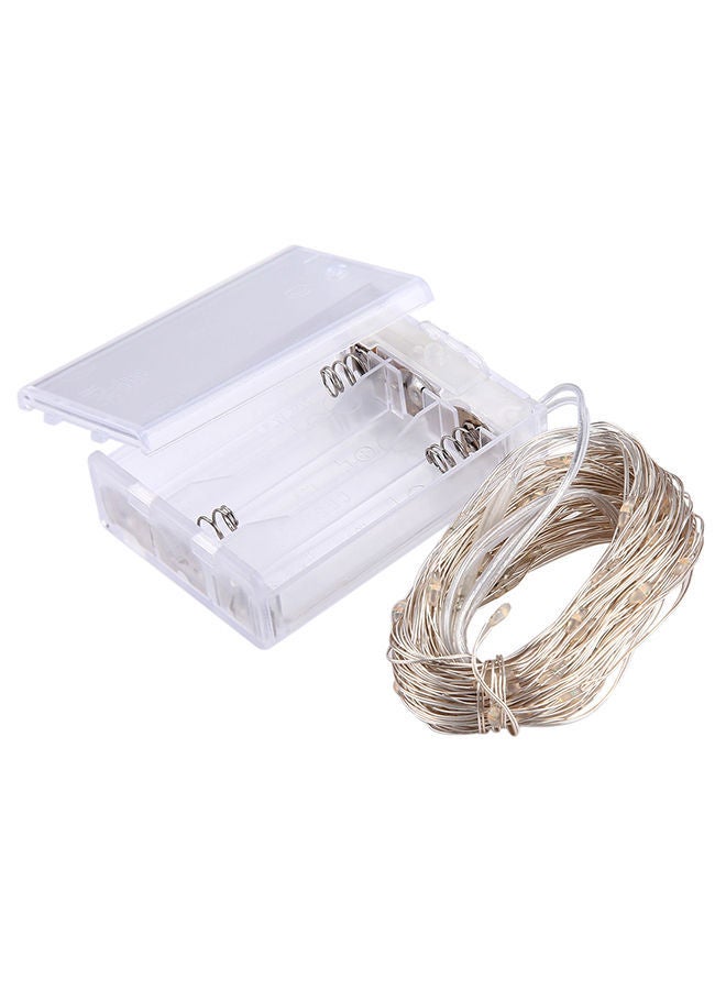 NIBEMINENT LED Fairy Lamp Decorative Light Waterproof String Gold - Image 2