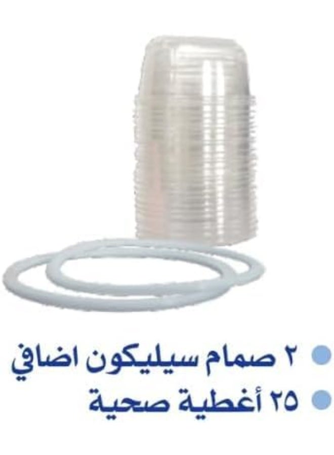 Granzia Baby Electric Nasal Aspirator - Safe & Gentle Nasal Cleaner with Silicone Nozzle - Waterproof & Easy to Clean - Includes Disposable Cups for Hygienic Relief from Congestion - Image 2