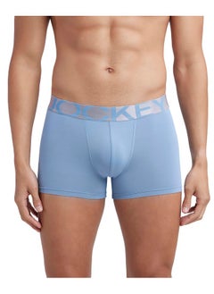 Jockey IC28 Men's Tactel Microfiber Elastane Stretch Solid Trunk with Moisture Move Treatment_Blue Shadow_XL
