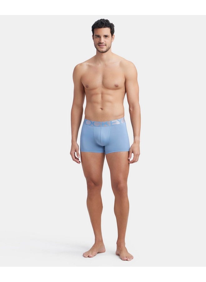 JOCKEY - Jockey IC28 Men's Tactel Microfiber Elastane Stretch Solid Trunk with Moisture Move Treatment_Blue Shadow_XL - Image 1