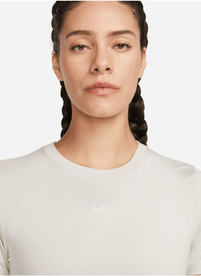 Nike - Essential Slim-Fit Crop T-Shirt - Image 1