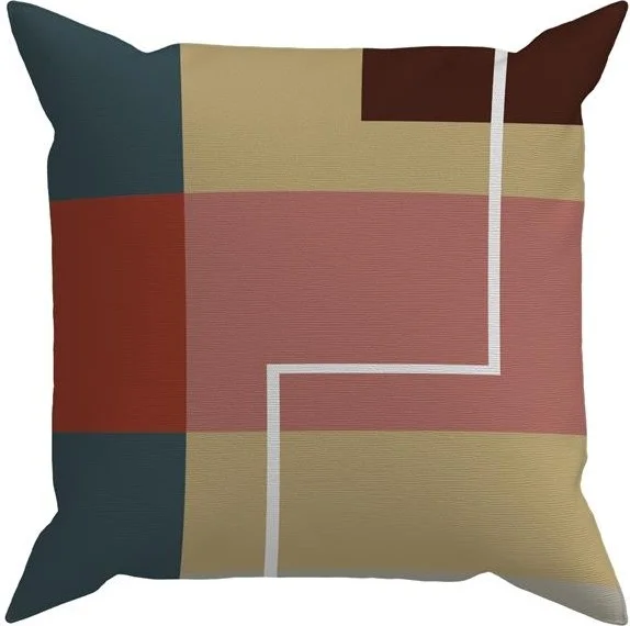 Evdeki Çarşı Evik Geometric 4-Piece Throw Pillow Case DS31