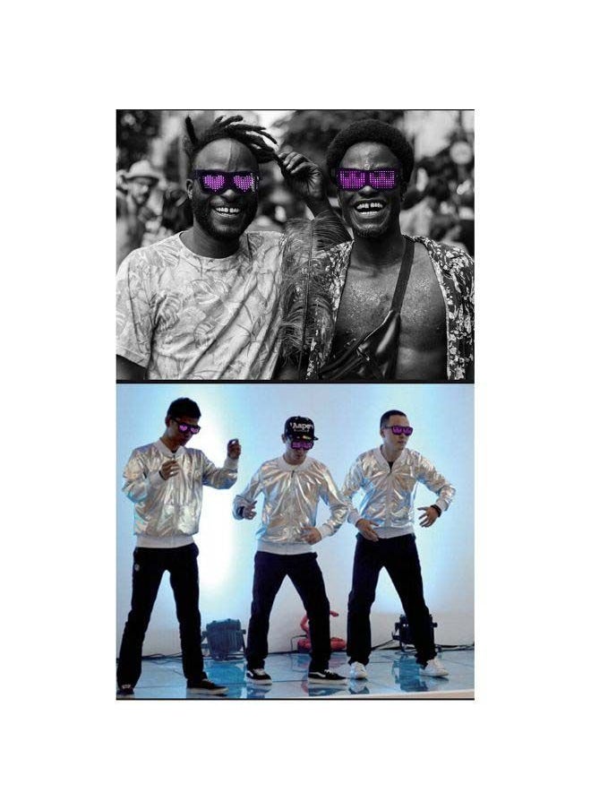 NIBEMINENT - Oversized LED Sunglasses - Image 1