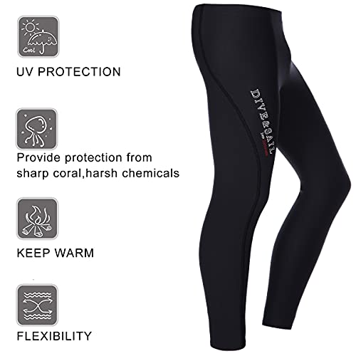 DIVE & SAIL Wetsuit Pants 3mm Neoprene Pants Unisex Diving Pants Keep Warm for Swimming Surfing Diving Kayaking LP011-2XL - Image 5