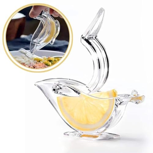 INDUSTRY SERVE Bird Shape Lemon Squeezer Manual Citrus Juicer | Hand Press Lime & Lemon Extractor with Seed Filter | Transparent Kitchen Juice Tool for Home & Bar - Image 4