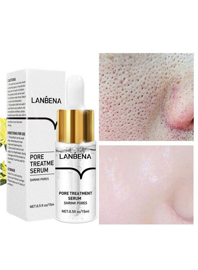 LANBENA Pore Skin Care Serum Facial Essence, Minimize Enlarged Pores, for Tightening Pores, Shrinking Pores + Relieving Dryness + Oil Control Firming + Moisturizing (New Packing) - Image 1