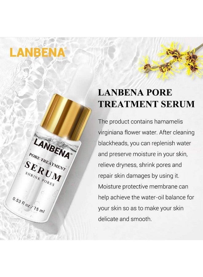 LANBENA Pore Skin Care Serum Facial Essence, Minimize Enlarged Pores, for Tightening Pores, Shrinking Pores + Relieving Dryness + Oil Control Firming + Moisturizing (New Packing) - Image 2