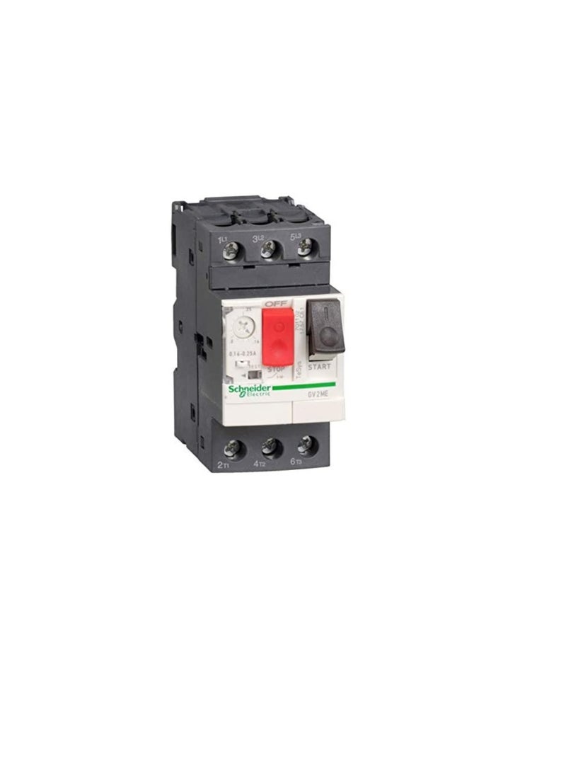 Schneider Electric Schneider Electric GV2ME08 Thermal Magnetic On/Off Motor Circuit Breaker for AC (3P, 2.5-4 A)  - Image 2
