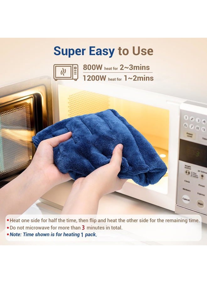 Comfytemp Microwavable Ankle Heating Pad, Feet Warmers for Plantar Fasciitis, Moist Heat Slippers for Achilles Tendinitis, Sprained Ankles, Swelling, Heel Spur, Hot Compress, Get Well Gift - Hand Wash - Image 5