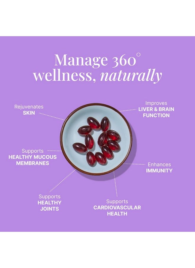 Berryheal - Omega 3679 | Sea Buckthorn Oil Capsules | 30 Capsules - 500Mg Each | Starter Pack - 15-Day Supply | Whole-Body Wellness | Helps To Boosts Immunity, Supports Heart, Joint & Skin Health - Image 1