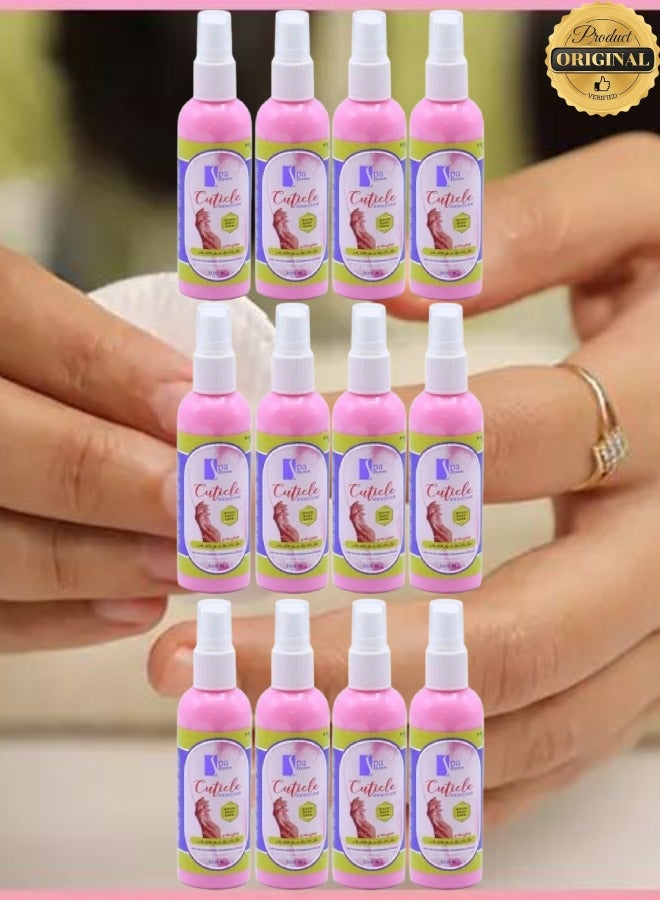 Spa System 12 Pieces Cuticle Nail Polish Remover 100ML - Image 1