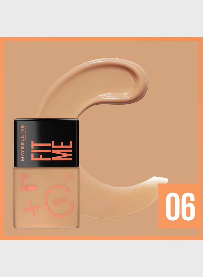 MAYBELLINE NEW YORK Fit Me Fresh Tint Spf 50 With Brightening Vitamin C - 06