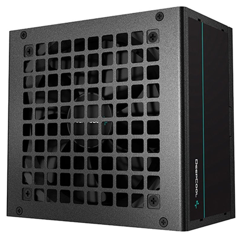 DEEPCOOL وحدة إمداد الطاقة Deepcool PF500 بقدرة 500 واط، حجم المروحة 120 مم، PFC النشط + أنبوب مزدوج للأمام، محمل Hypro، معيار 80 Plus، إشارة جيدة 100-500 مللي ثانية | R-PF500D-HA0B-المملكة المتحدة - Image 1