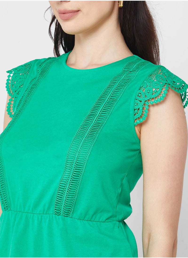 VERO MODA - Lace Detail Top - Image 1