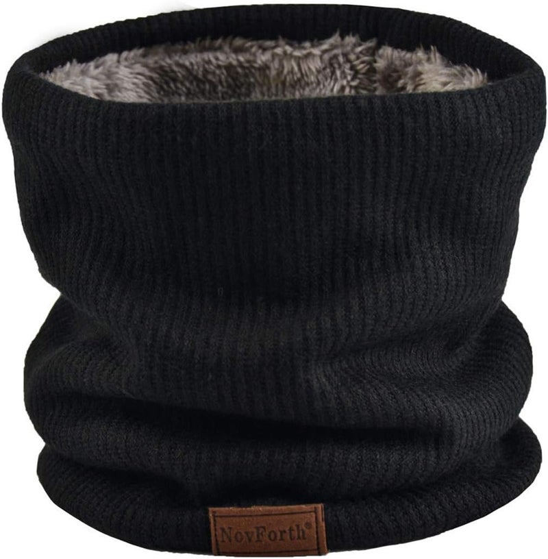 NovForth Winter Neck Warmer Men Ski, Neck Gaiter Face Scarf Women, Fleece Scarf for Men Gaiter Mask, Thick Windproof Scarves - Image 1