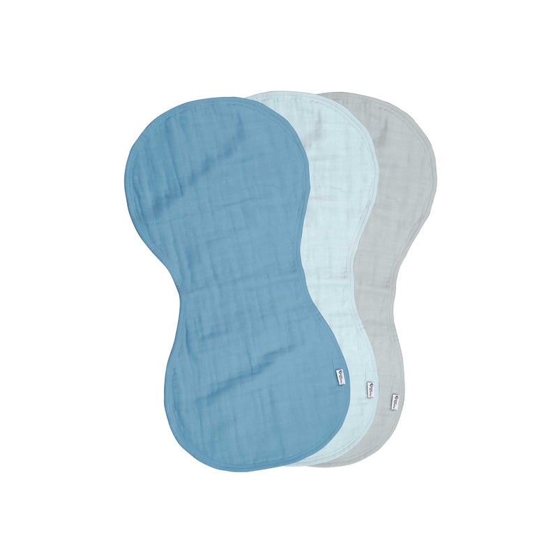 Green Sprouts Organic Cotton Muslin Burp Cloths Adult Use Only Hypoallergenic Standard 100 by OekoTEX Certified Tested for Hormones Large