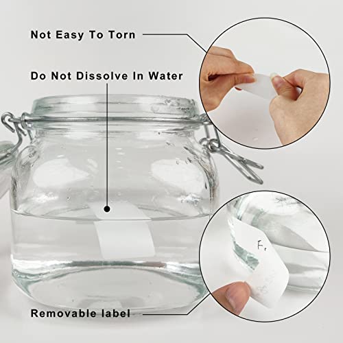 Yeachlaing Removable Freezer Labels, Date Label 1x3 Inch Food Storage Stickers, Waterproof Oil Resistant Easy Clean Leaves no Residue 250 Total Per Roll - Image 4