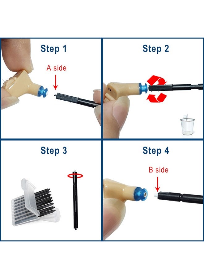 Tingoton - 40-PCS 1mm Phonak Cerustop Hearing Aid Ear Wax Guard Filters Cleaning Tool Accessories Hearing Aid Wax Guard Filtersn for Phonak, Widex, and Resound Hearing aid Filters - Image 1