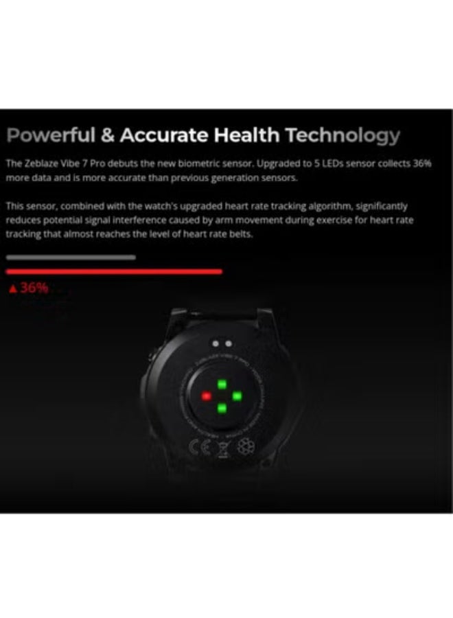 VIBE 7 PRO 1.43-inch AMOLED Smart Watch with Fitness Tracking & Bluetooth Calling - Image 3