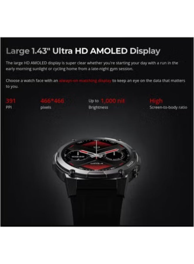 VIBE 7 PRO 1.43-inch AMOLED Smart Watch with Fitness Tracking & Bluetooth Calling - Image 4