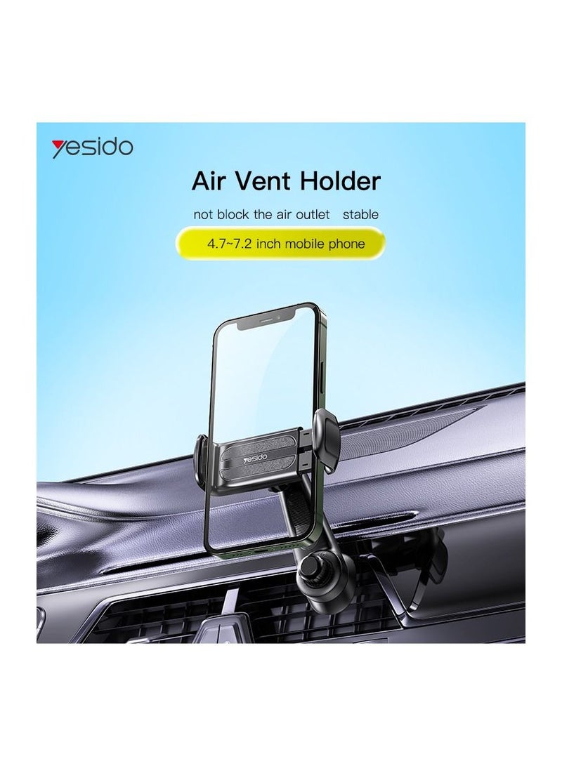 Yesido Car Phone Holder Dashboard Phone Holder Car Holder 360 Degrees Rotatable Car Phone Stand Car Mobile Stand - Image 2