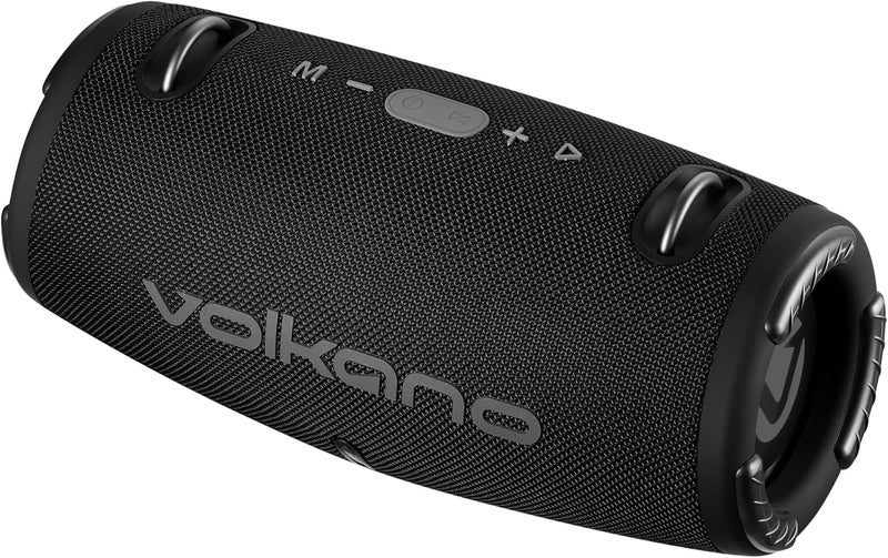 Volkano SonicBeam: High-Fidelity Bluetooth Speaker with Powerful Dual Drivers and Extended Playtime - Black - Image 2
