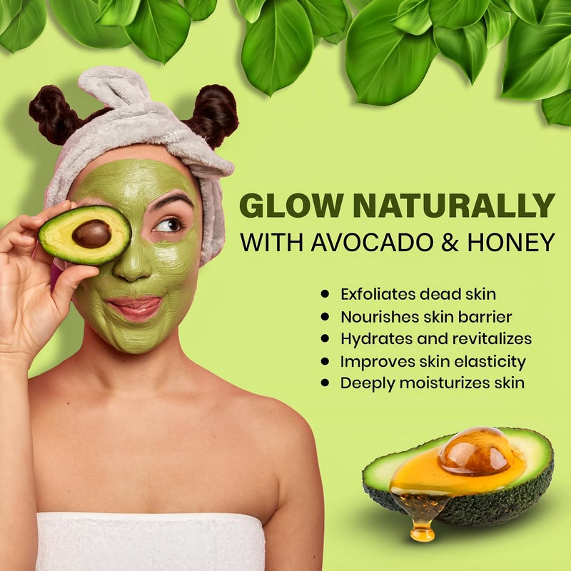 CORNELLS WELLNESS CORNELLS Super Foods Avocado & Manuka Honey Face Scrub For Healthy & Plump Skin | Men & Women Face Scrub | Deep Nourishment & Hydration - 330ml - Image 4